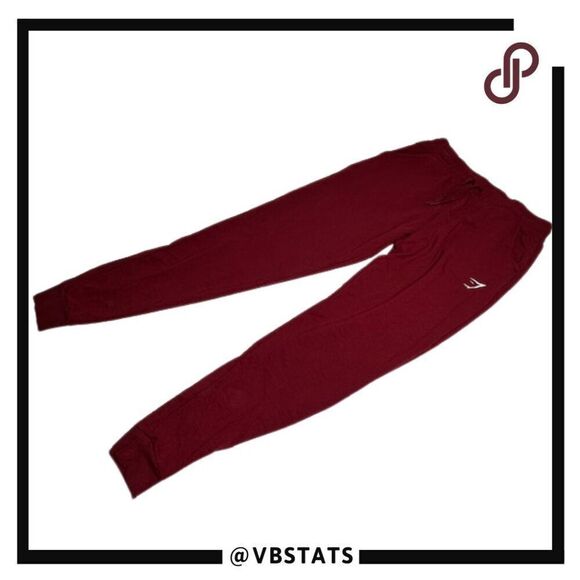 Gymshark Burgundy Joggers - Picture 4 of 13